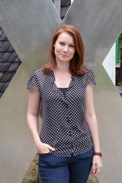 Foto von Anna Kaetker im Röntgen Museum