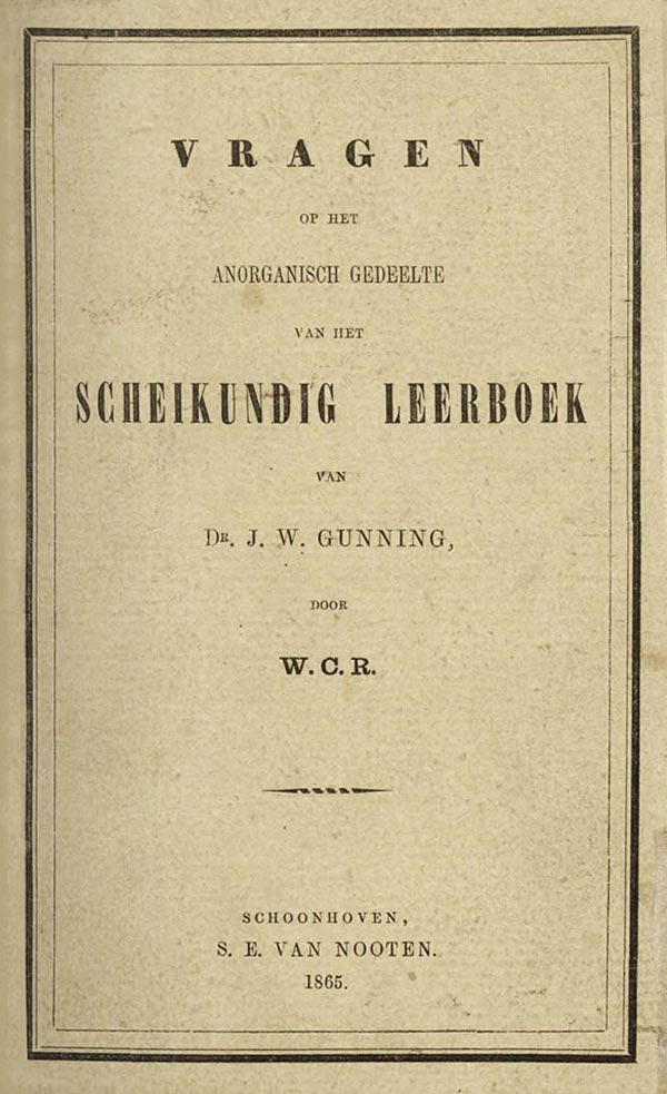 Titelseite von Röntgens erster Publikation